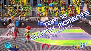 Top 10 Clutch Moments in NBA 2K Playgrounds 2 with Commentary