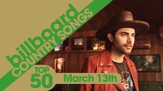 Billboard Country Songs Top 50 (March 13th, 2021)