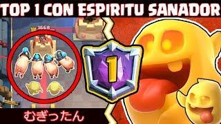 ¡¡MUGI HACE HISTORIA Y ES TOP 1 DEL MUNDO CON ESPIRITU SANADOR EN 8400+ COPAS!! - [CLASHTV]