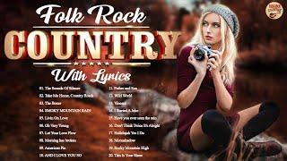 Best Of Folk Rock Country Music With Lyrics | Cat Stevens, Kenny Rogers,John Denver... | Folk Rock