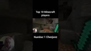 Top 10 Minecraft players Number 1 Chezjusz