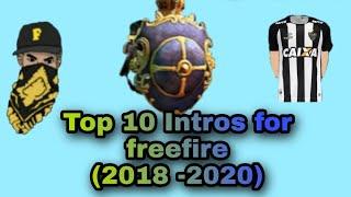 ⚪Top 10 ✨ intro for freefire ✨