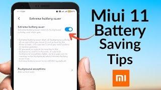 Miui 11 Battery Saving Tips 