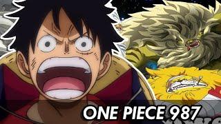 One Piece Chapter 987 Full Review "Luffy's Words SHOCKED the World!!! | Mink Sulong vs Kaido