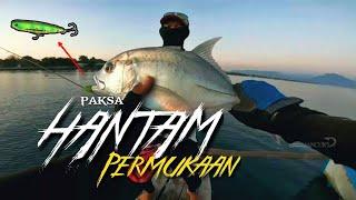 Mancing Ikan GT , umpan / lure kesukaan ikan GT | ULTRALIGHT FISHING TOP WATER LURE !!