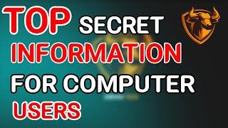 Top important & Secret Computer Information Every Computer User Must Know| URDU/HINDHI BY ZAINOX TEC