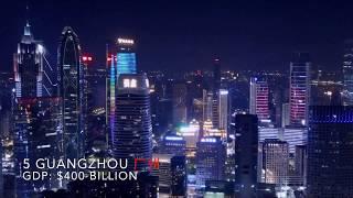 Amazing! Night View Of Top 10 Richest Cities In China !