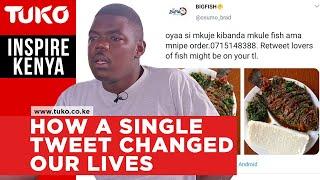 How a single tweet changed our lives and made us millionaires - Osumo Brad | Inspire Kenya | Tuko TV