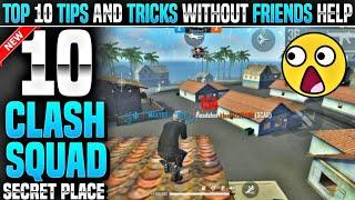 top 10 clash squad secret place in free fire | clash squad tips and tricks | cs rank tips and tricks