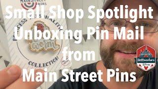 DADventure Disney Small Shop Spotlight - Pin Mail Monday With Main Street Pins