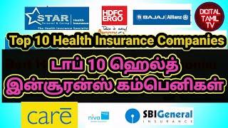 Top 10 health insurance company in India 2022 Tamil