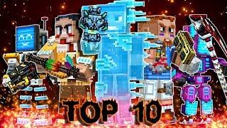 Pixel Gun 3D - Top 10 Most Popular Special Weapons by subscribers (Month 1)