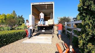 Watering Plants & The Arrival of Our Glass Greenhouse!!! 