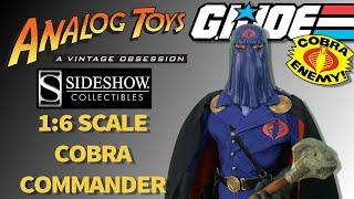 Cobra Commander - Sideshow Collectibles 1:6 Scale GI Joe Action Figure Review - ARAH