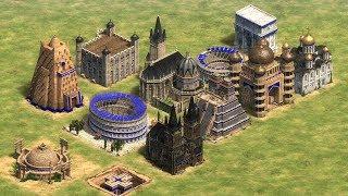 EVERY BUILDIING COLLAPSING - Age of Empires 2: Definitive Edition