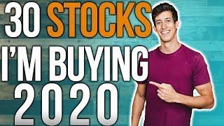 TOP 30 STOCKS I'M BUYING IN THIS STOCK MARKET RECESSION