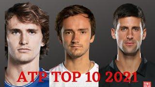 ATP YEAR END TOP 10 2021 | ATP TOP 10 RANKINGS 2021 | ATP BEST TENNIS PLAYERS 2021 | TENNIS TOP 10