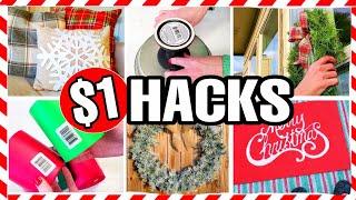 10 Christmas DOLLAR TREE HACKS EVERYONE SHOULD KNOW ABOUT!... cheap, easy & legit