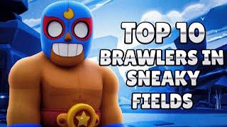 Top 10 Brawlers in Sneaky Fields [2021]