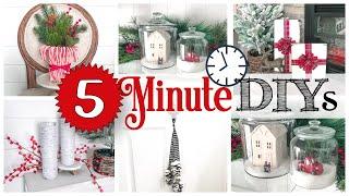 5-Minute CHRISTMAS Home Decor 