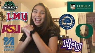 college decision reactions 2020! (LMU, ASU, University of Oregon, and more)