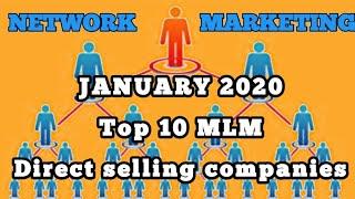 Top Ten Ranking of MLM Direct selling companies in JANUARY 2020