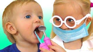 Dentist Song + More Songs for children by Katya and Dima