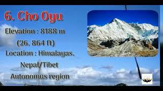 #top10#tallest#mountains#everest#K2 Top 10 tallest mountains in the word