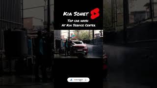 Kia Sonet HTX Top Car Wash at Kia Service Center #KiaSonet #Carwash #oddlysatisfying #SonetHTX #Tech