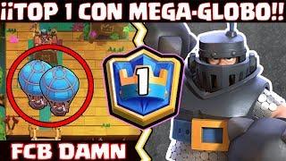 ¡¡ESTE JUGADOR ES EL PRIMER TOP 1 DEL MUNDO CON MEGA-GLOBO EN 6700+ COPAS!! - [CLASHTV]