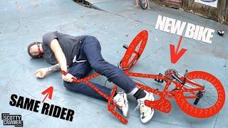 Big Boy's First Crash On His New Bike!