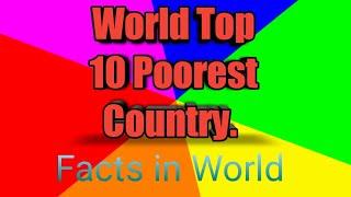 |World Top 10 Poorest Country| Facts In World| | Tamil Speech|