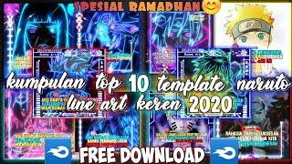 TOP 10 TEMPLATE NARUTO LINE ART KEREN 2020//TEMPLTAE AVEE PLAYER