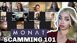 TOP MONAT REPS TEACH US HOW TO BE PROFESSIONAL SCAMMERS *ZOOM CALL REACTION*