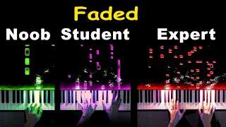 10 Levels of Faded (Alan Walker): Noob to Expert