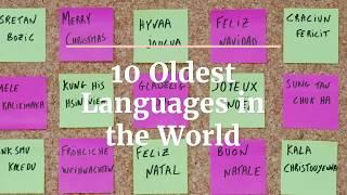 Top 10 old language in the world #zoomin #top10