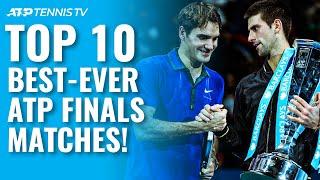 Top 10 Best ATP Finals Tennis Matches Ever! 1990-present