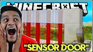 How to Make "Sensor Door" in Minecraft