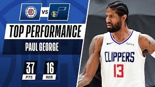 Paul George SNAPS for HISTORIC 37 PTS in CRUCIAL Game 5! 