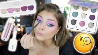 Let's Try The New Ofra Glitch & Galaxy Palettes! | Colorful Tutorial