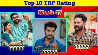 Top 10 TRP Rating Serial List Tamil | 47th Week TRP Rating | Tamil TRP Rating Serial List