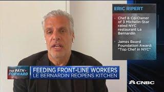 Top Chef Eric Ripert talks food donation efforts, timeline for reopening restaurant