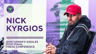 Nick Kyrgios Post-Final Press Conference | Wimbledon 2022