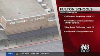 Fulton Co. Schools closed after teacher tests positive for COVID-19