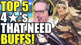 Top 5 Four Star Units That Can CHANGE Things With BUFFS! EPIC SEVEN