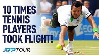 10 Times Tennis Players FLEW Across Court | TOP 10 | ATP