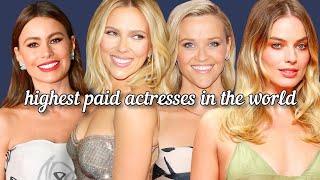 Top 10 highest paid Actresses in the World