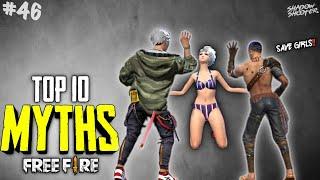 Top 10 Mythbusters in FREEFIRE Battleground | FREEFIRE Myths #46