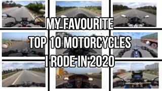 Top 10 Motorcycles I rode in 2020