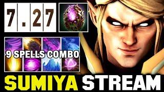 Show Off Fap Hand Combo with 7.27 Octarine Build | Sumiya Invoker Stream Moment #1563